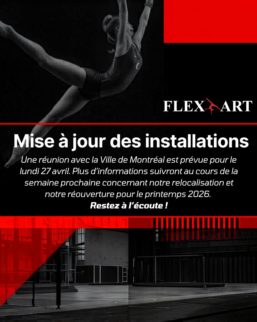 Facility Update | Mise à jour des installations